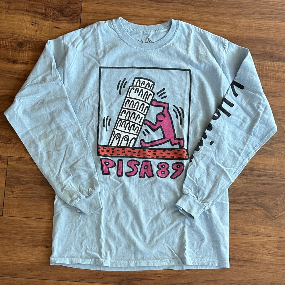 Keith Herring  PISA 89 Graphic Long Sleeve Shirt